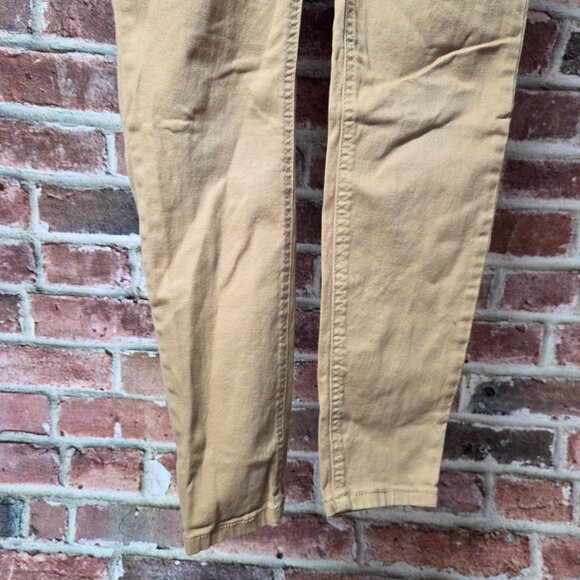 Re Generation Jeans 1 25 | Tan Mid Length Neutral Y2K Casual Streetwear Chic - Picture 4 of 5